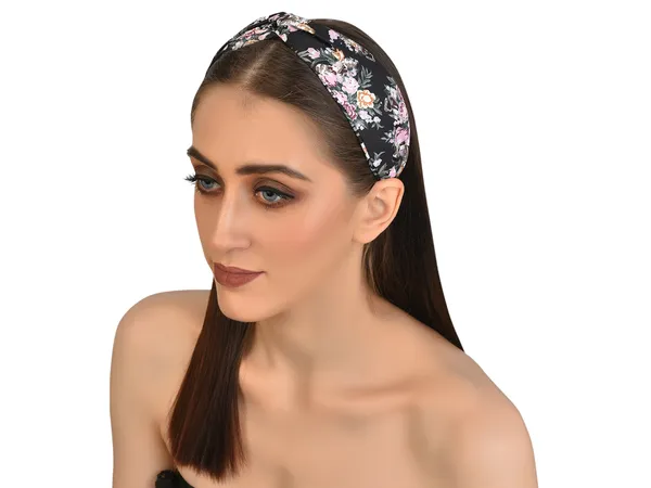 Hairband_Black_Floral_Fabric__|_Premium_Hair_Accessories