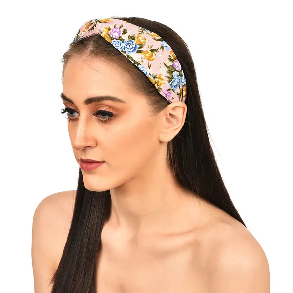 Hairband_Pink_Floral_Fabric__|_Premium_Hair_Accessories