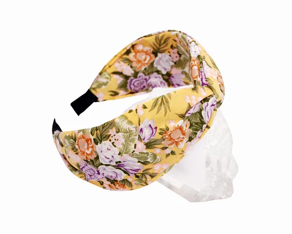 Hairband_Yellow_Floral_Fabric__|_Premium_Hair_Accessories