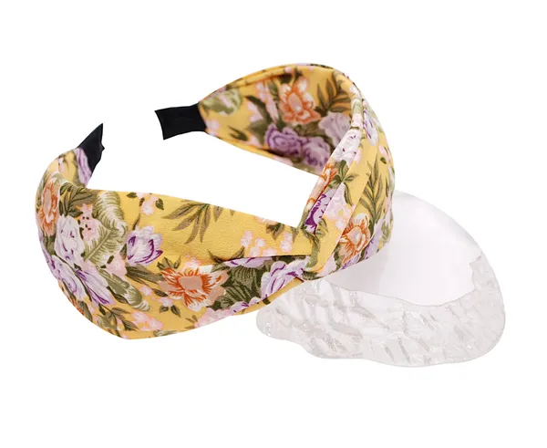 Hairband_Yellow_Floral_Fabric__|_Premium_Hair_Accessories