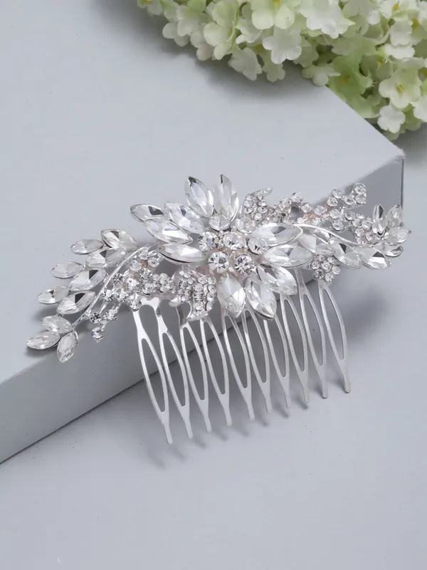 Vogue_Hair_Accessories_Silver_Fancy_Hair_Comb_Clip