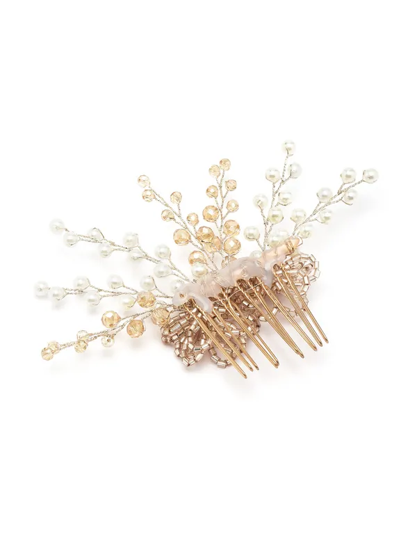 Vogue_Hair_Accessories_Gold_Comb_Hair_Clip_For_Girls_And_Women
