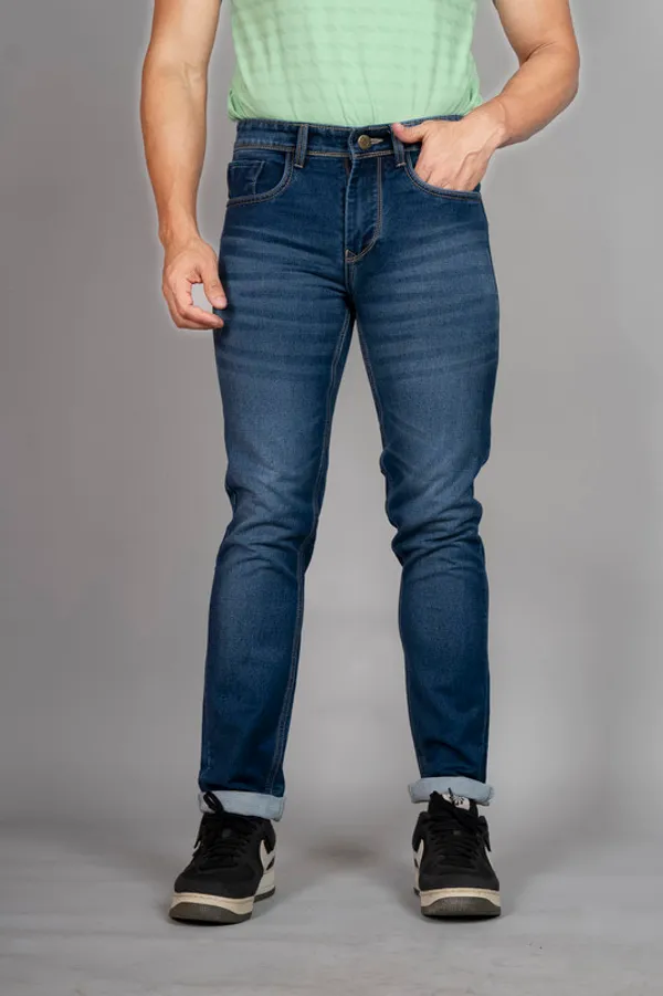 Stylophile Blue Slim Fit Mid Rise Stretchable Jeans for Men Price in India Buy Stylophile Blue Slim Fit Mid Rise Stretchable Jeans for Men online at undefined