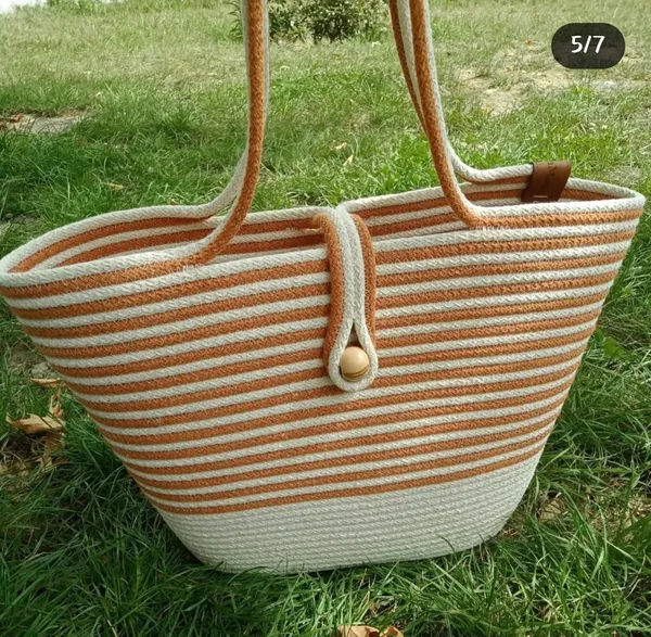 EcoFemme_Finesse:_'s_Cotton_&_Jute_Bag_Range__carry_tote_bag_Sling_Bags