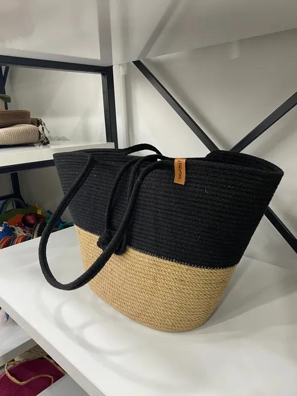 Eco-_Friendly_Handmade_Women_Tote_Jute_Bag_in_black-beige_color