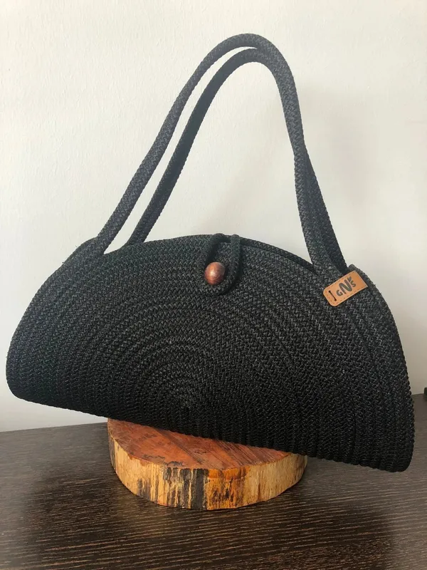 Earth_Fusion:___Jute_&_Cotton_Women_Bag_Collection_in_Black