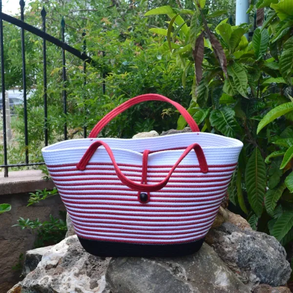 Enviro_Totes_by__Fashionable_Jute_&_Cotton_Bags_in__white_-red_Mix
