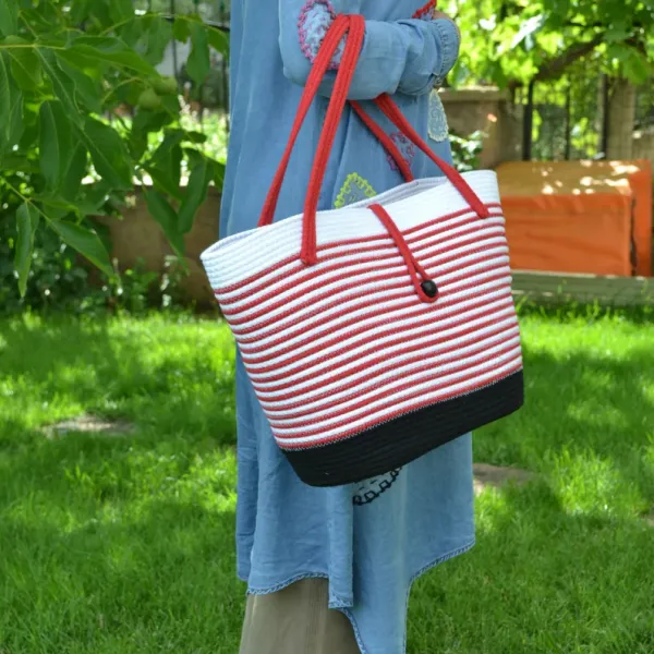 Enviro_Totes_by__Fashionable_Jute_&_Cotton_Bags_in__white_-red_Mix