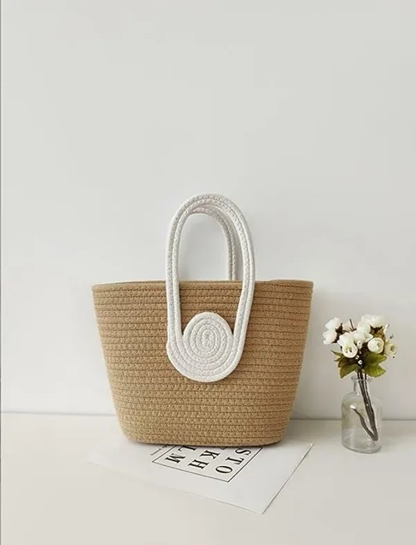 EcoChic__'s_Jute_&_Cotton_Collection_Multi_Style_Rond_on_Edge_With_White_color