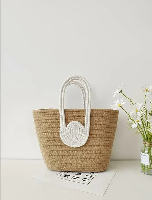 EcoChic__'s_Jute_&_Cotton_Collection_Multi_Style_Rond_on_Edge_With_White_color