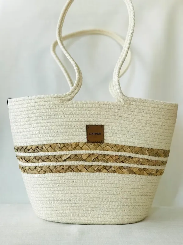 Chic_&_Green:_'s_Cotton_&_Jute_Bags_for_Women_Hand_Bag_in_White_Beige