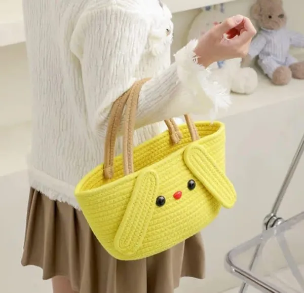 Urban_Naturalist-_'s_Jute_&_Cotton_Bag_Assortment_carry_tote_bag_Sling_Bags_yellow-Cartoon