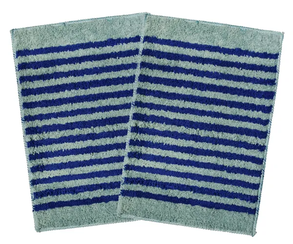 _Anti-Slip_Latex_Backing_Striped_Design_Microfiber_Relish_Bath_Mat_Bathroom_Rug_Standard_Size_-_40x60_CM,_Door_Mat,_Entrance_Way,_Floor_Mat,_Kitchen,_Set_of_2_Piece_-_Teal
