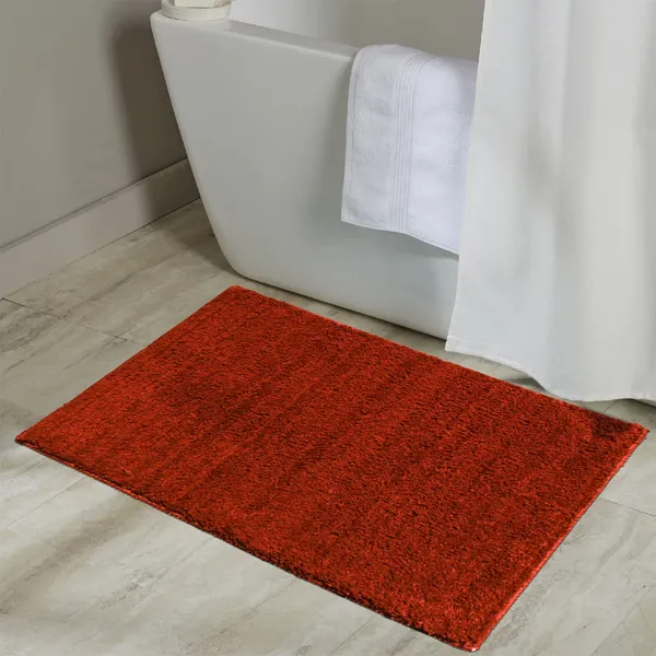 _Tufted_Solid_Microfiber_Premia_Bath_Mat_Anti-Slip_Latex_Backing_Bathroom_Rug_Standard_Size_-_40x60_CM,_for_Door,_Entrance_Way,_Floor_Mat,_Kitchen,_Pack_of_2_Piece_-_Maroon