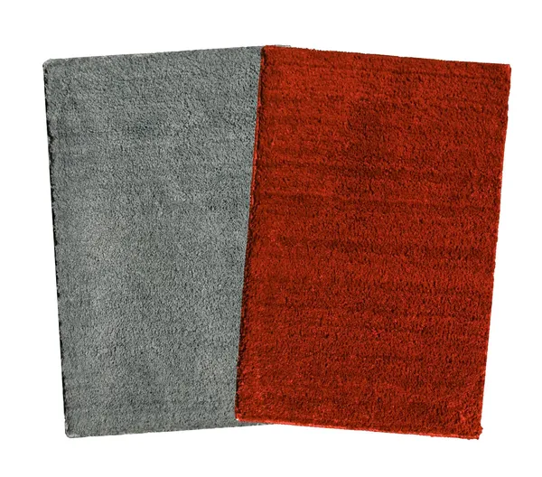 _Non-Slip_Latex_Backing_Tufted_Solid_Premia_Rug_Size_-_40x60_CM,_for_Bathroom,_Door,_Entrance_Way,_Floor_Mat,_Kitchen,_Set_of_2_Piece_-_Maroon,_Grey