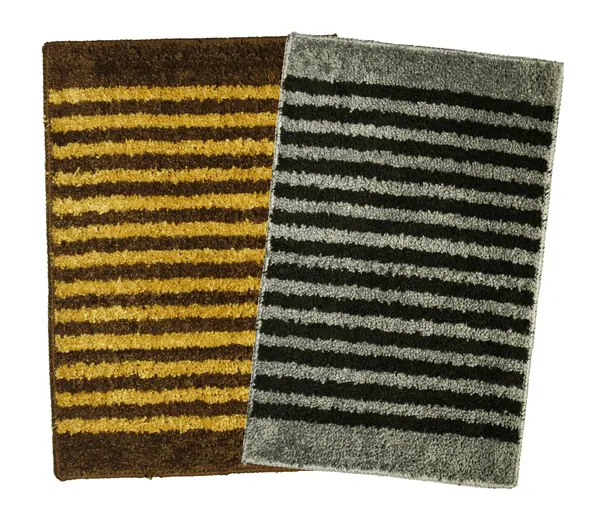 _Anti-Slip_Latex_Backing_Striped_Design_Microfiber_Relish_Bath_Mat_Bathroom_Rug_Standard_Size_-_40x60_CM,_Door_Mat,_Entrance_Way,_Floor_Mat,_Kitchen,_Set_of_2_Piece_-_Coffee,_Grey