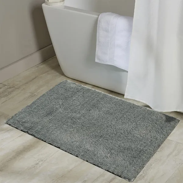 _Anti-Slip_Tufted_Premia_Solid_Microfiber_Bathroom_Rug_Standard_Size_-_40x60_CM,_for_Bathroom,_Door,_Entrance_Way,_Mat_for_Floor,_Kitchen,_Tub,_Shower,_Set_of_2_Piece_-_Grey