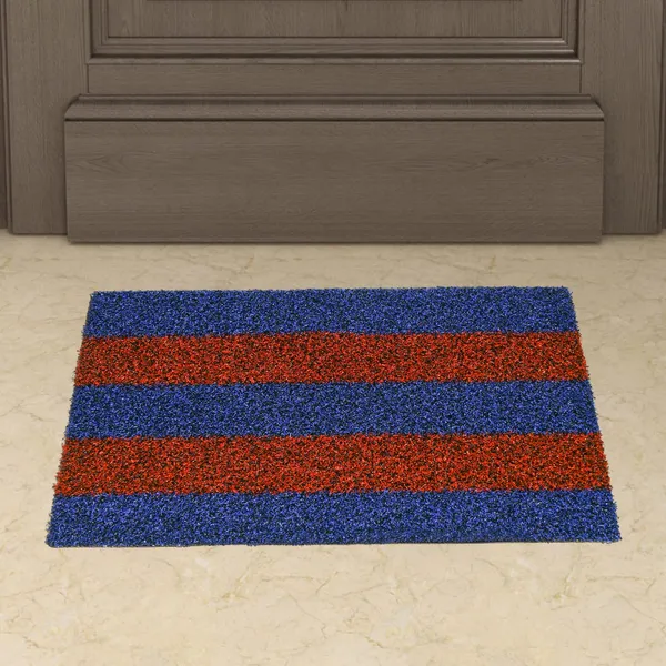 _Anti_Skid/Anti-Slip_Set_of_2_Pieces_PPE_Door_Mat,_Piazza_Doormat_Rug_40X60_cm_(Blue_Stripe,_Grey)