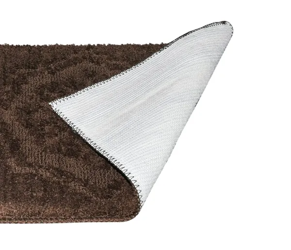_Anti-Skid/Anti-Slip_Micro_Fiber_Bath_mat_Vibrant_Colors_with_Modern_Grid_Mirage_Bathroom_Rug_40X60_cm,_Set_of_2_Pieces_(40x60_CM,_Coffee)