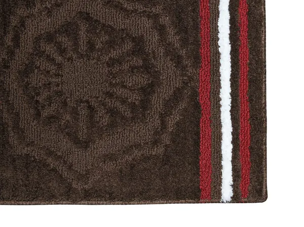 _Anti-Skid/Anti-Slip_Micro_Fiber_Bath_mat_Vibrant_Colors_with_Modern_Grid_Mirage_Bathroom_Rug_40X60_cm,_Set_of_2_Pieces_(40x60_CM,_Coffee)