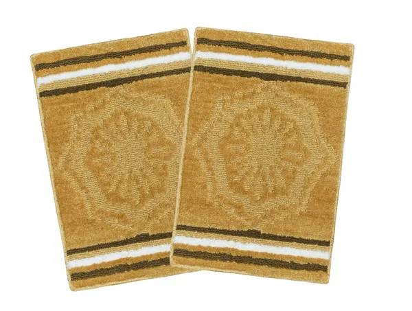 _Anti-Skid/Anti-Slip_Micro_Fiber_Bath_mat_Vibrant_Colors_with_Modern_Grid_Mirage_Bathroom_Rug_40X60_cm,_Set_of_2_Pieces_(40x60_CM,_Beige)