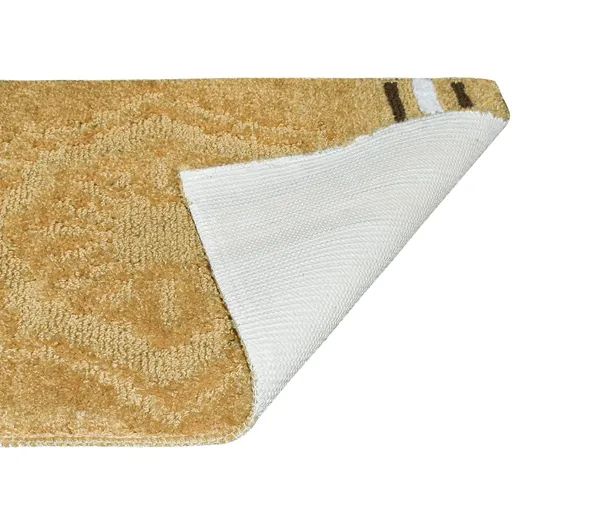 _Anti-Skid/Anti-Slip_Micro_Fiber_Bath_mat_Vibrant_Colors_with_Modern_Grid_Mirage_Bathroom_Rug_40X60_cm,_Set_of_2_Pieces_(40x60_CM,_Beige)