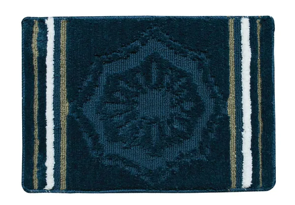 _Anti-Skid/Anti-Slip_Micro_Fiber_Bath_mat_Vibrant_Colors_with_Modern_Grid_Mirage_Bathroom_Rug_40X60_cm,_Set_of_2_Pieces_(40x60_CM,_Blue)