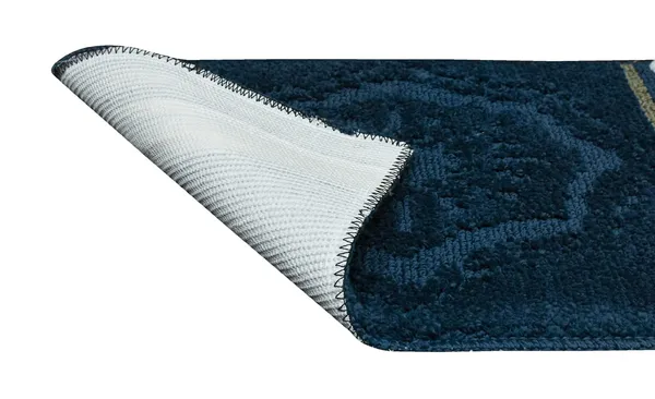 _Anti-Skid/Anti-Slip_Micro_Fiber_Bath_mat_Vibrant_Colors_with_Modern_Grid_Mirage_Bathroom_Rug_40X60_cm,_Set_of_2_Pieces_(40x60_CM,_Blue)