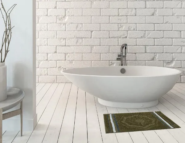_Anti-Skid/Anti-Slip_Micro_Fiber_Bath_mat_Vibrant_Colors_with_Modern_Grid_Mirage_Bathroom_Rug_40X60_cm,_Set_of_2_Pieces_(40x60_CM,_Brown)