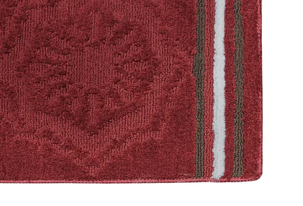 _Anti-Skid/Anti-Slip_Micro_Fiber_Bath_mat_Vibrant_Colors_with_Modern_Grid_Mirage_Bathroom_Rug_40X60_cm,_Set_of_2_Pieces_(40x60_CM,_Red)