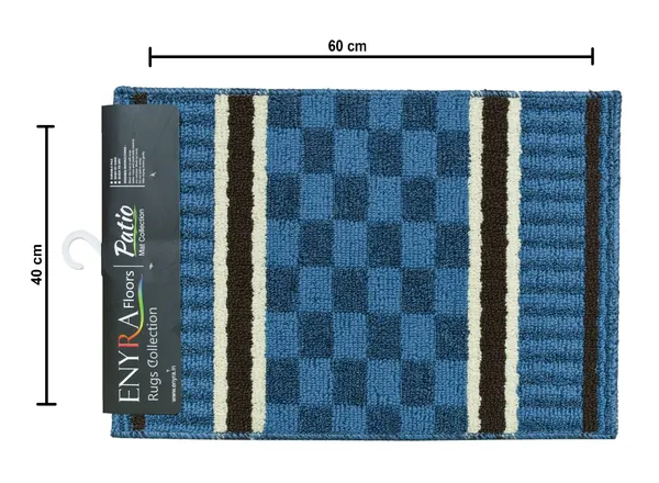 _Homes_Step_Confidently_and_Stylishly_with_Secure_Step_Premium_Patio_Anti-Skid_Gel_Backing_Tufted_Polypropylene_Door_Mat_for_Slippery_Floors_Size_-_40x60_CM,_Pack_of_2_Piece,_Blue