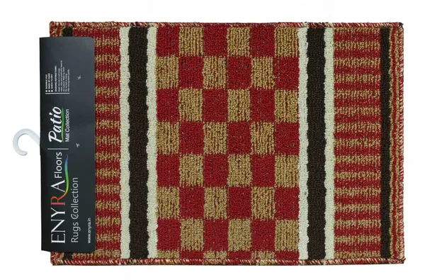 _Homes_Step_Confidently_and_Stylishly_with_Secure_Step_Premium_Patio_Anti-Skid_Gel_Backing_Tufted_Polypropylene_Mat_for_Slippery_Floors_Size_-_40x60_CM,_Pack_of_2_Piece,_Coffee,_Red