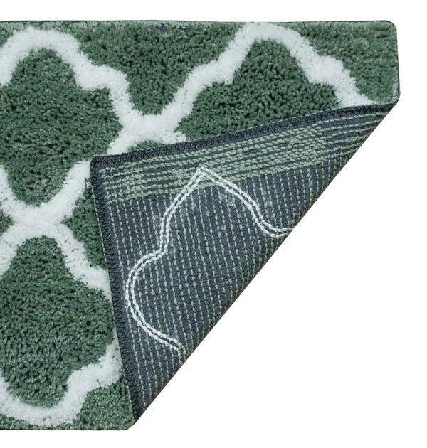 _Abstract_Design_Bathroom_Rug,_Serene_Soft_and_Absorbent_Microfiber_Bath_Mat,_Non-Slip_Gel_Coating_Backing_Mat_for_Bathroom_Floor,_Door,_Kitchen_(Pack_of_2_Piece_-_37x57_cm,_Green)