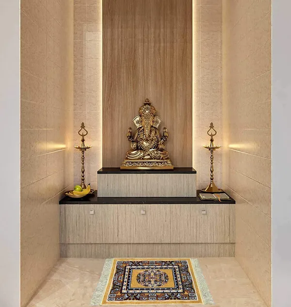 _Velvet_Prayer_Aasan_Pooja_Meditation_Multipurpose_Velvet_Rug_Mat_(Beige,_20x20_Inch)_Set_of_2_Pieces