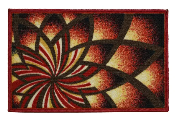 _Indoor_Doormat,_Loop_Pile_Nylon_Printing_Mat_Size_-_45x70_cm,_Non-Slip,_Inside_Floor_Door_Mats,_Entrance_Doormat,_Set_of_2_Piece_-_Maroon_-_Flower
