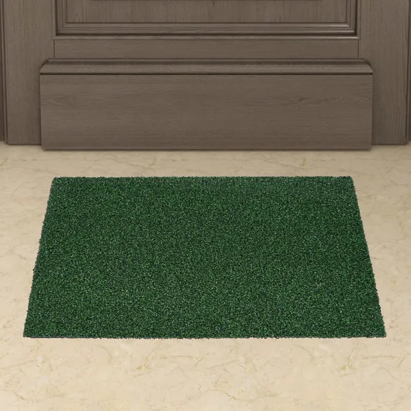 _Door_Mat_Piazza_Indoor_Outdoor_Mat_(40x60_Cm)_Anti-Slip_Durable_Rubber_Polypropylene_Yarn_Floor_Front_Doormat_for_Entryway,_Bedroom,_Living_Room,_Office,_Set_of_2_Piece_-_Green