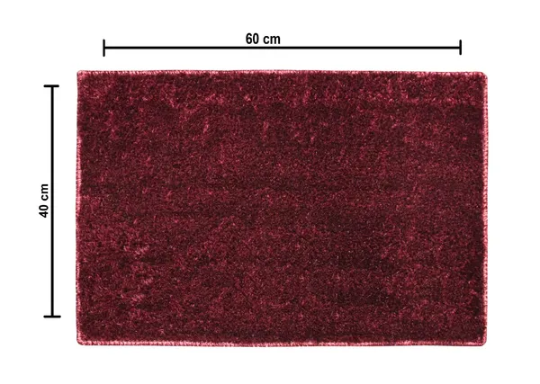 _Essencia_Non-Slip_Latex_Backing_Pack_of_1_Piece_Runner_Size_-_55x137_CM_&_Bath_Mat_Size_-_38x58_CM,_Floor_Runner_for_Bedroom,_Bedside,_Kitchen,_Entryway_Area,_Living_Room_-_Maroon
