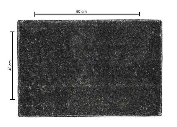 _Essencia_Runner_Size_-_55x137_CM_&_Bath_Mat_Size_-_38x58_CM,_Set_of_of_2_Piece,_Non-Slip_Latex_Backing_Floor_Runner_for_Bedroom,_Bedside,_Kitchen,_Entryway,_Living_Room_-_Grey