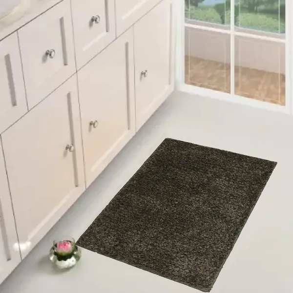 _Anti_Skid/Anti-Slip_Set_of_2_Pieces_(Coffee,_Dark_Grey)_Micro_Fiber_Bath_mat,_Bolio_Bath_mat_40_x_60cm