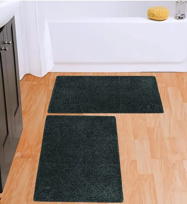 _Antiskid/Anti-Slip_Micro_Fiber_Bath_mat,_Bolio_Bath_mat_40x_60cm,_Set_of_2_Pieces_(Dark_Grey)