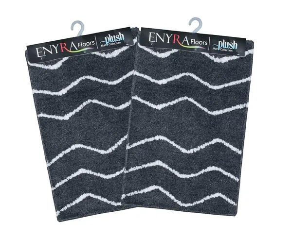 _Anti-Slip_Latex_Backing_Bath_Mat_Stripes_Design_Plush_Microfiber_Bathroom_Rug_Size_-_40x60_CM,_for_Bathroom,_Door,_Entrance_Way,_Floor_Mat,_Kitchen,_Set_of_2_Piece_-_Grey