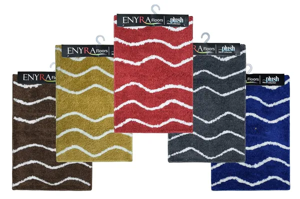 _Anti-Slip_Latex_Backing_Bath_Mat_Stripes_Design_Plush_Microfiber_Bathroom_Rug_Size_-_40x60_CM,_for_Bathroom,_Door,_Entrance_Way,_Floor_Mat,_Kitchen,_Set_of_2_Piece_-_Grey