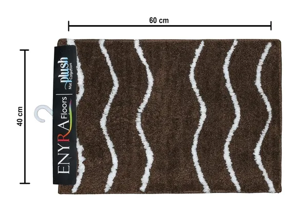 _Bath_Mat_Anti-Slip_Latex_Backing_Microfiber_Plush_Bathroom_Rug_Standard_Size_-_40x60_CM,_for_Door,_Entrance_Way,_Floor_Mat,_Kitchen,_Tub,_Shower,_Set_of_2_Piece_-_Coffee