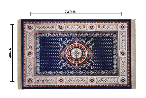 Traditional_Design_Multi_Purpose_Jhelum_Carpet_Rug_For_Indoor_Living,_Dinning,_Office,_Rooms_&_Bedroom,_Hallway_Carpet_(4x6_Feet/48x72_Inch)_1_Piece_(Blue)