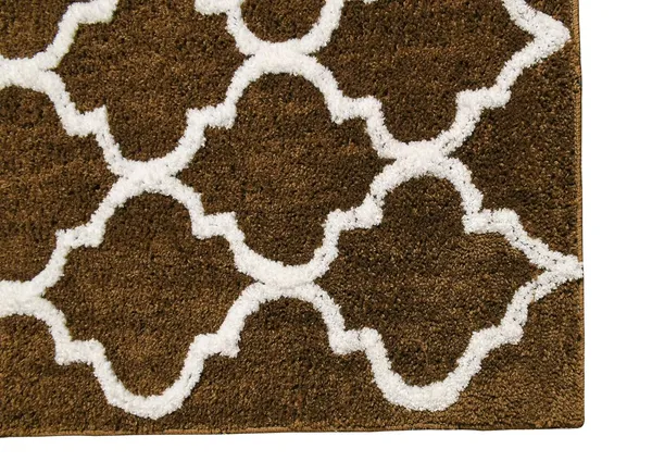 _Bedside_Runner_-_54x130_cm,_Tufted_Non-Slip_Abstract_Design_Microfiber_Serene_Runner_for_Bedroom/Home/Kitchen/Living_Area/Office_Entrance,_Pack_of_1_Piece_(Coffee)