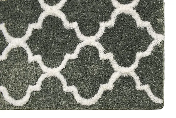 _Bedside_Runner_-_54x130_CM,_Tufted_Non-Slip_Abstract_Design_Microfiber_Serene_Runner_for_Bedside/Sofa_Size/Bedroom/Home/Kitchen/Living_Area/Office_Entrance,_Pack_of_1_Piece_(Grey)