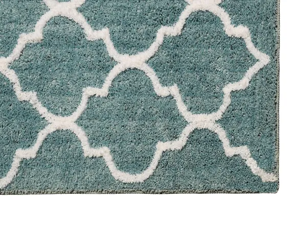 _Non-Slip_Hot_Melt_Coating_Microfiber_Serene_Runner_Size_-_54x130_CM,_for_Bedside/Sofa/Bedroom/Home/Kitchen/Living_Area/Office_Entrance,_Pack_of_1_Piece_(Teal)