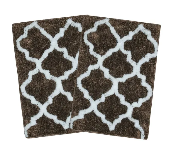 _Microfiber_Serene_Bath_Mat,_Machine-Washable,_Anti-Slip_Soft_Bath_Mat_-_Set_of_2_Piece_(Coffee,_Size_-_37x57_CM)