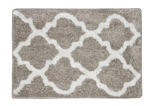 Microfiber_Abstract_Design_Anti-Skid_Serene_Bath_Mat_Set_of_2_Piece_Bathmat_Size_-_37x57_CM_(Oat)
