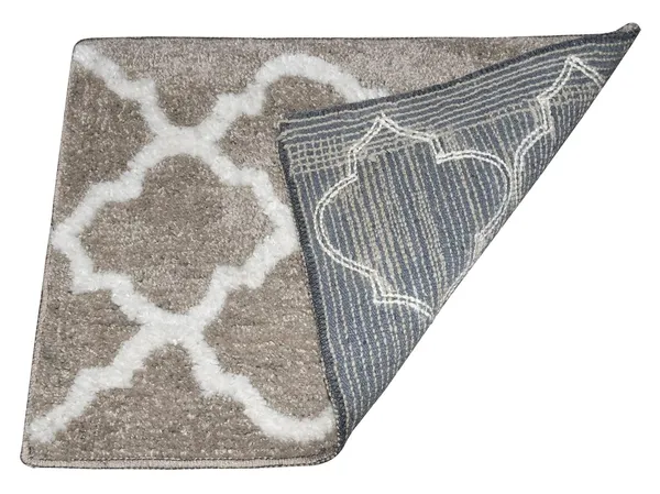 Microfiber_Abstract_Design_Anti-Skid_Serene_Bath_Mat_Set_of_2_Piece_Bathmat_Size_-_37x57_CM_(Oat)